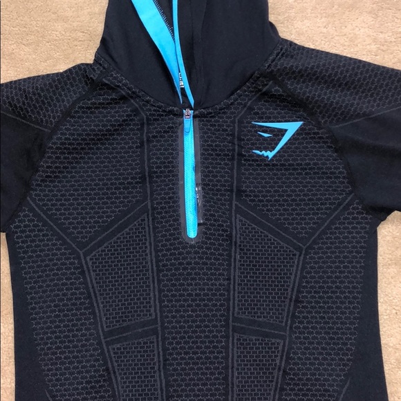 Rare Gymshark V Onyx Hoodie 